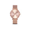 Nick Cabana Elixir Petite Rose womens watch in rose gold with swaroski crystals and mesh watchband
