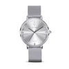 Nick Cabana Elixir Silver womens watch in silver with swaroski crystals and mesh watchband