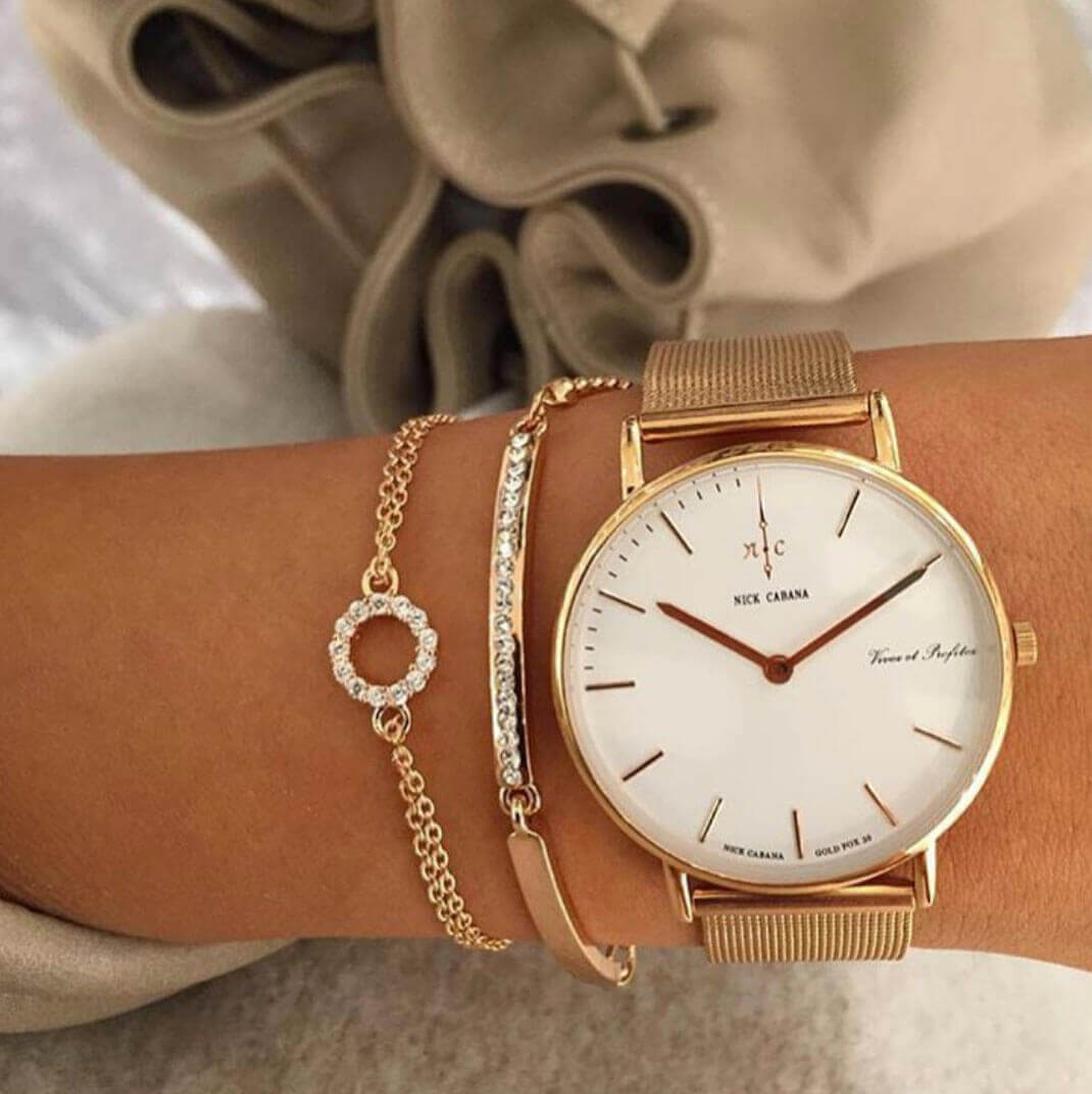 Watch Kapten And Son Chrono Gold Mesh Watches Kapten And Son Joy